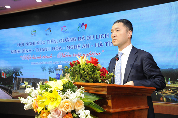 Ông Bùi Văn Mạnh, Giám đốc Sở Du lịch Ninh Bình chia sẻ tại Hội nghị